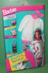 Mattel - Barbie - Paint 'n Dazzle - Barbie Fashion - White Sweetshirt - наряд